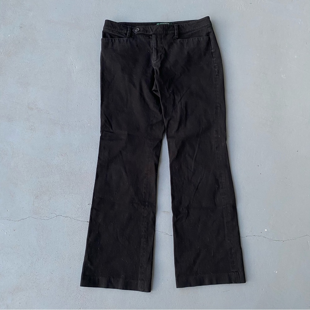 Ralph Lauren Black Flare Leg Jeans
